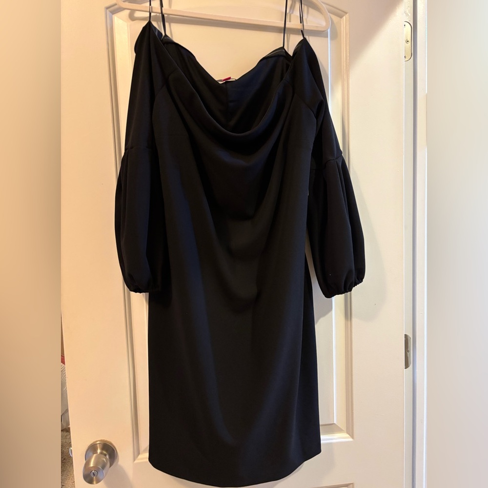 NEW Vince Camuto Black Long Sleeve Dress